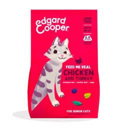 Edgard Cooper Tørfoder Til Senior Katten med Kylling & Kalkun 2kg